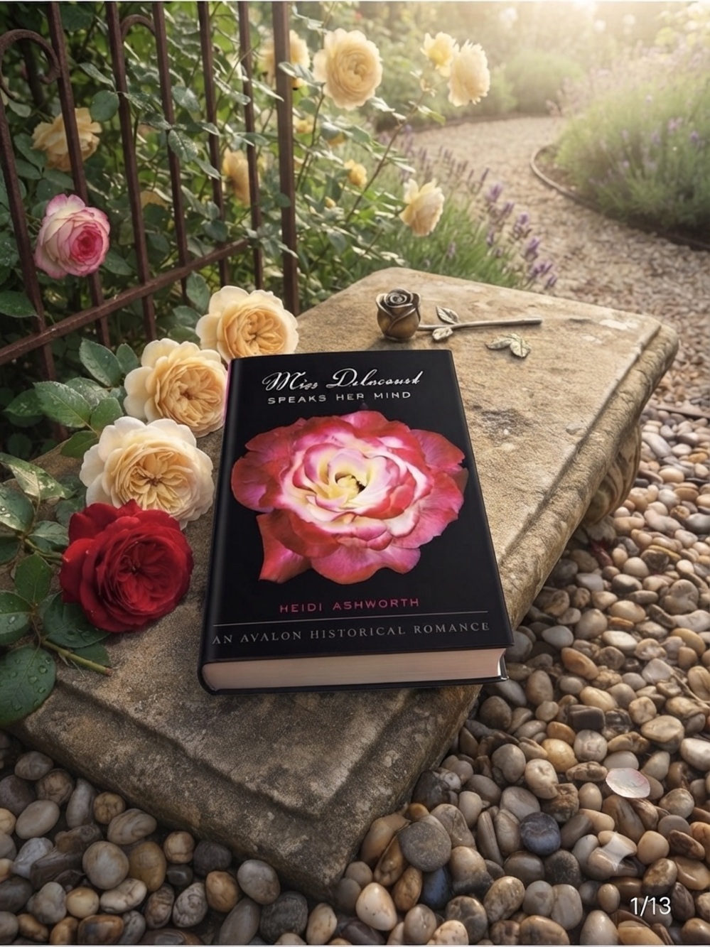 Miss Delacourt Speaks Her Mind Heidi Ashworth -Avalon Double Dust Jacket Collect